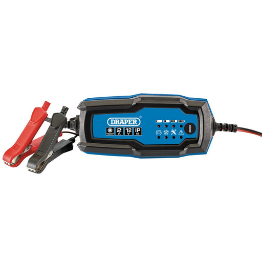 Draper 12V Smart Charger and Battery Maintainer, 2A 53488 Draper  - Dynamic Drive