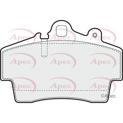 Apec Brake Pads Front Fits Porsche Boxster Cayman