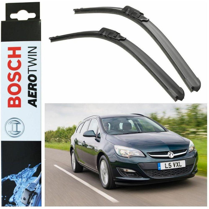 Bosch Aerotwin Front Wiper Blades Set Vauxhall Astra Hatchback 11.09> A585S