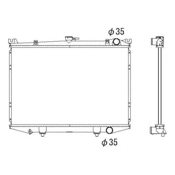 NRF Radiator 516842