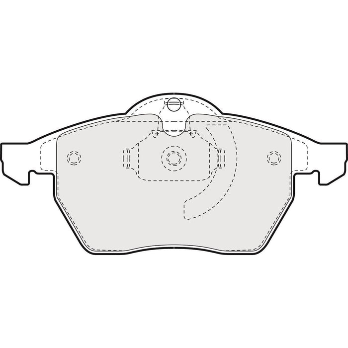 Apec Brake Pads Front Fits Opel Calibra Vectra Saab 900 Vauxhall