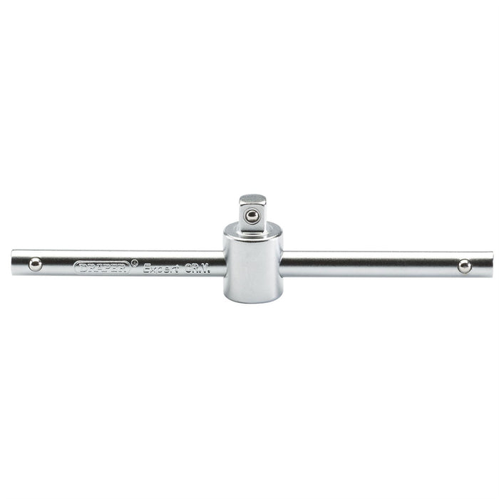 Draper Satin Chrome Sliding T Bar, 1/4" Sq. Dr. 16786