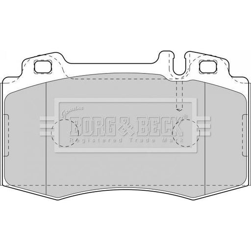 Genuine Borg & Beck Brake Pads fits Mercedes ML430 series 99 BBP1756 Borg & Beck  - Dynamic Drive