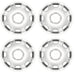 4x Silver 15" Inch Deep Dish Van Wheel Trims Hub Caps For Vauxhall Movano UKB4C  - Dynamic Drive