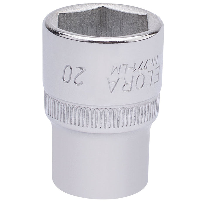 Draper Elora Hexagon Socket, 1/2" Sq. Dr., 20mm 15309 Draper  - Dynamic Drive