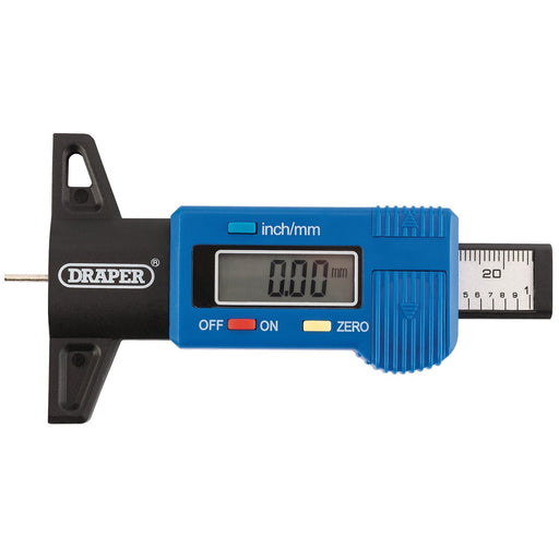 Draper Digital Tyre Tread Depth Gauge 92224 Draper  - Dynamic Drive