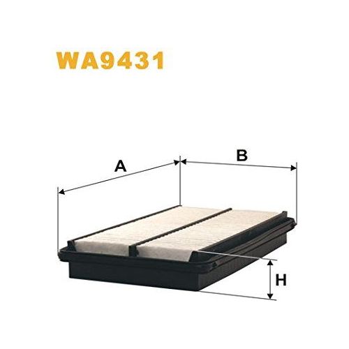 Genuine WIX Air Filter Panel fits Honda Accord Vtec - 1.8 - 98-02 WA9431 Wix Filters  - Dynamic Drive