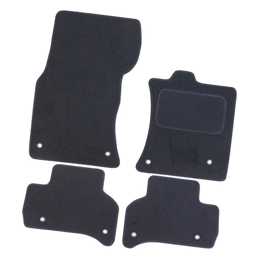 Fully Tailored Black Carpet Car Mats for Jaguar Xe 15> Set of 4 With 8 Clips UKB4C  - Dynamic Drive