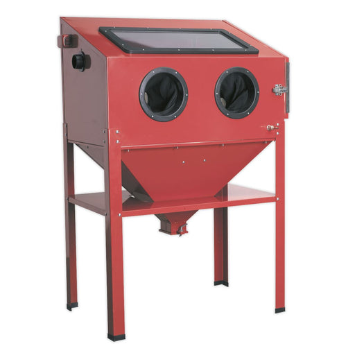 Sealey Shot Blasting Cabinet 890 x 570 x 1380mm SB973 Sealey  - Dynamic Drive