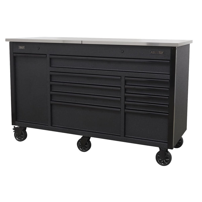 Sealey Mobile Tool Cabinet 1600mm with Power Tool Charging Drawer AP6310BE