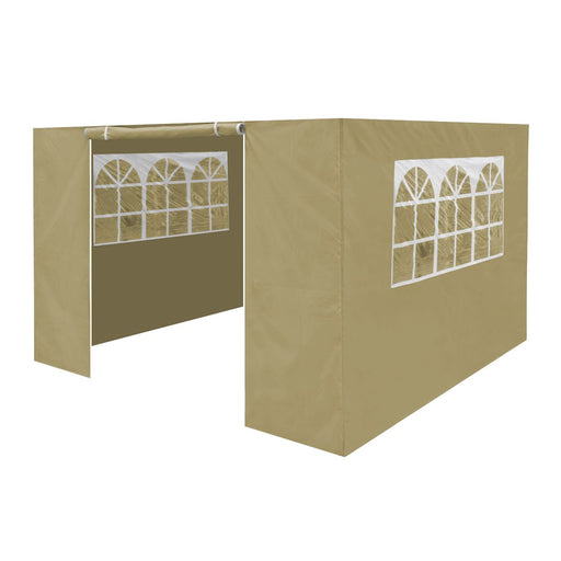 Dellonda Premium Fabric Side Panels - Beige Dellonda  - Dynamic Drive