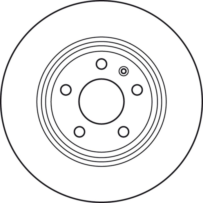 Genuine TRW Brake Disc (Pair) DF4848