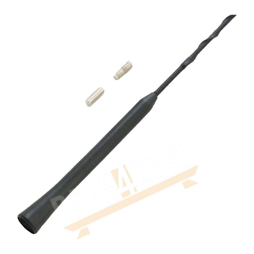 Black Rubber Roof Mount Car Van Aerial Antenna Mast 11" 28cm Ariel Whip Wing Radio Stereo UKB4C  - Dynamic Drive