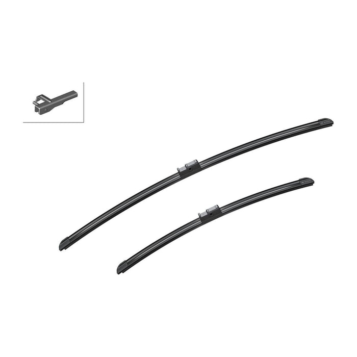 Bosch A952S Aerotwin Wiper Blade Set for Ford Focus C-Max/ Fits Citroen C5 2001>