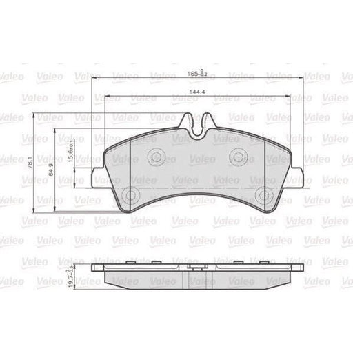 Genuine Valeo Optipack For Lcv Brake Pads Fits Mb Sprinter Valeo  - Dynamic Drive