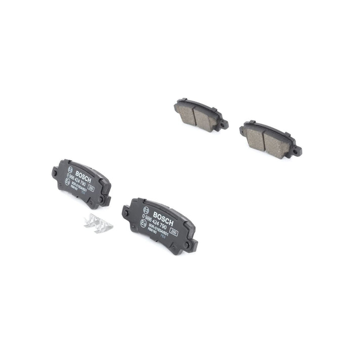 Genuine Bosch Brake Pad Set Bp931 fits Toyota Corolla VVTi - 1.4 - 01-07 0986424