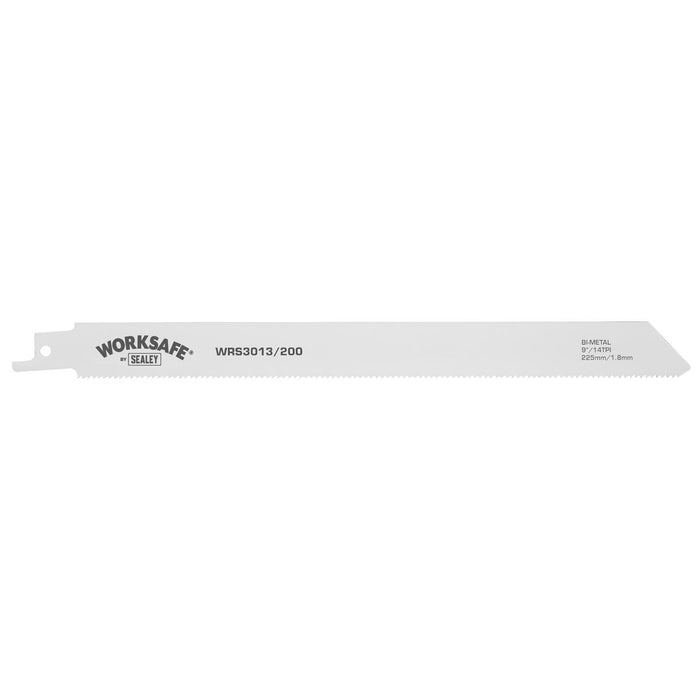 Sealey Reciprocating Saw Blade 225mm 14tpi Pack of 5 WRS3013/200