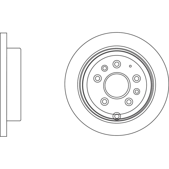 Apec Brake Disc Rear Fits Ford Freda Mazda Bongo Mpv