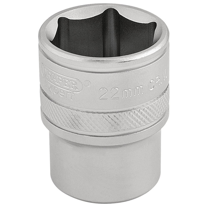 Draper 6 Point Metric Socket, 1/2" Sq. Dr., 22mm 16613 Draper  - Dynamic Drive