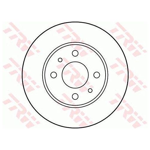 Genuine TRW Brake Disc (Pair) DF1745 TRW  - Dynamic Drive