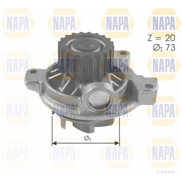 Genuine NAPA Water Pump for Audi VW Volkswagen 074121004AX