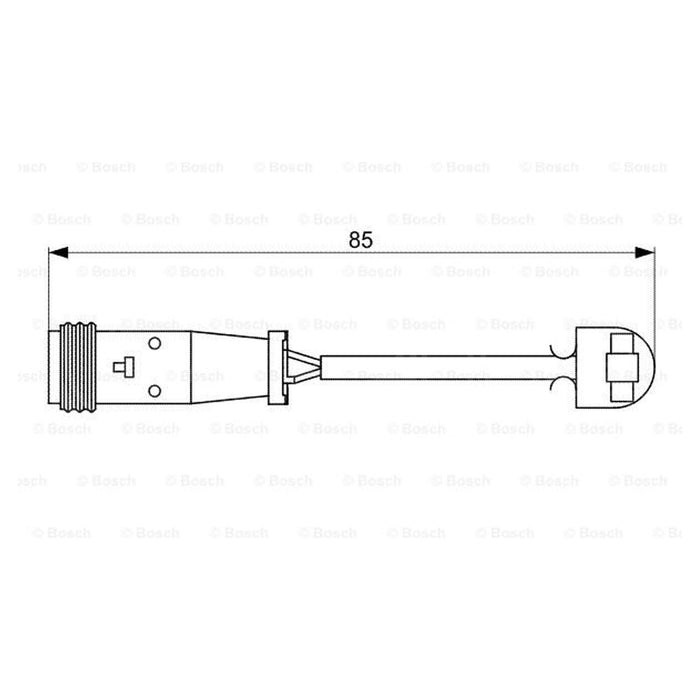 Bosch Wear Sensor F.Brake Pad Ap310 fits Mercedes-Benz Sprinter 413D BlueTec|Blu