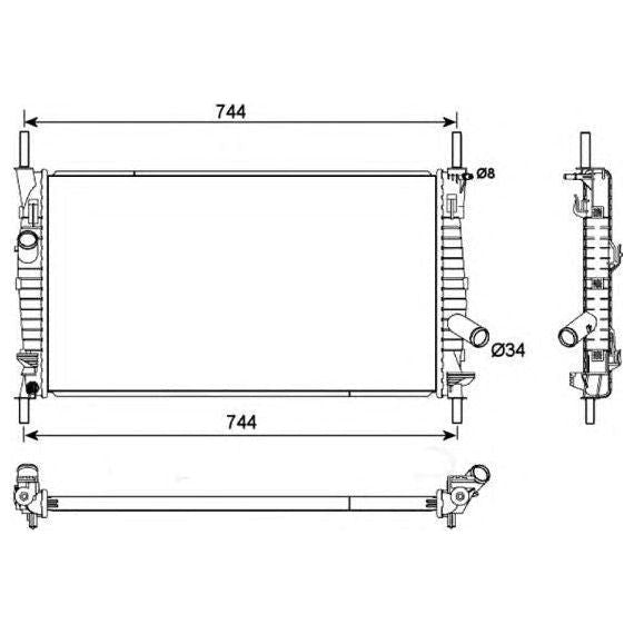 NRF Radiator 53111