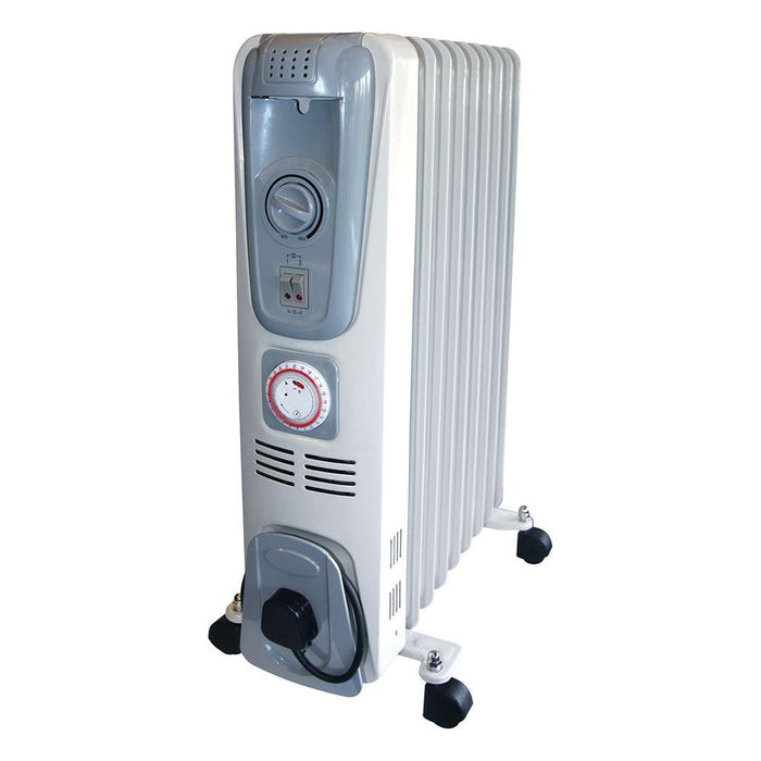 Rhino Oil Filled Radiator 2kW 230V Rhino  - Dynamic Drive