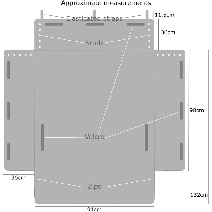 SS5420 Universal Premium Quilted Boot Liner & Bumper Protector UKB4C  - Dynamic Drive