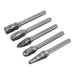 Sealey Tungsten Carbide Rotary Burr Set 5pc Ripper/Coarse SDBCK5 Sealey  - Dynamic Drive