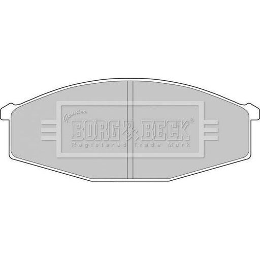 Genuine Borg & Beck Brake Pads fits Nissan Cabstar F23 9300 BBP1497 Borg & Beck  - Dynamic Drive