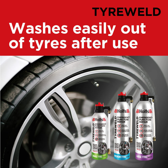 Holts Tyre Sealant - Puncture Repair - Tyreweld - 300ml Holts  - Dynamic Drive