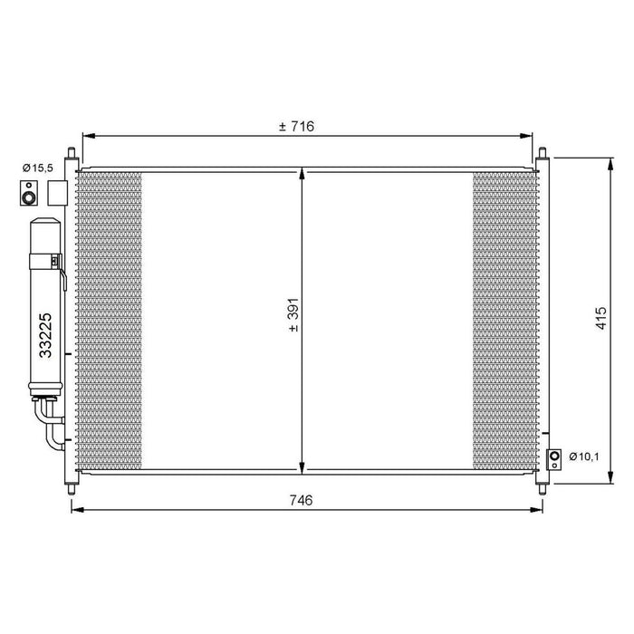 NRF Condenser 35867 NRF  - Dynamic Drive