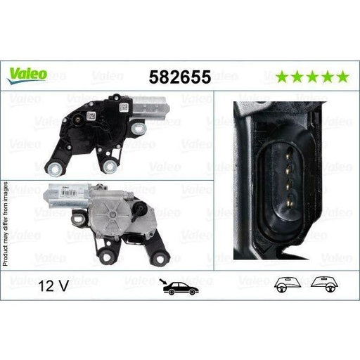 Genuine Valeo fits Wiper Motor Rear Audi A4 S4 Rs4 Q7 Valeo  - Dynamic Drive