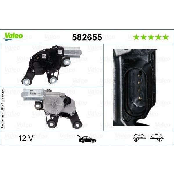 Genuine Valeo fits Wiper Motor Rear Audi A4 S4 Rs4 Q7 Valeo  - Dynamic Drive