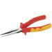 Draper VDE Approved Fully Insulated Long Nose Pliers, 200mm 69176 Draper  - Dynamic Drive