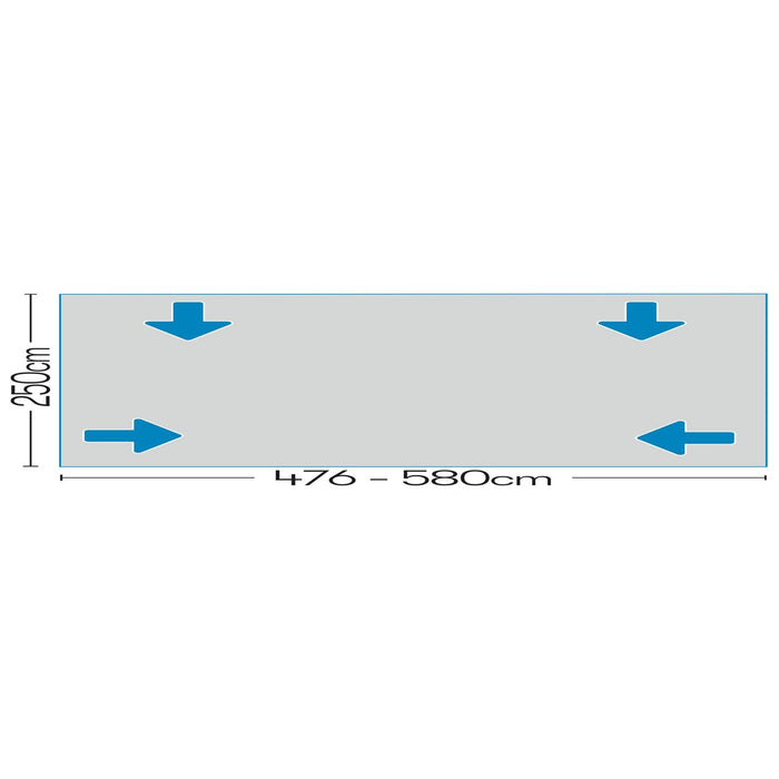 Galaxy 2 Air Full Awning (946 - 980cm : Size 8 : S) 12030370800002 Quest  - Dynamic Drive