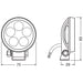 Osram LEDriving ROUND VX70-SP, OFF ROAD LED work lights, high beam, spot, 550 lu Osram  - Dynamic Drive