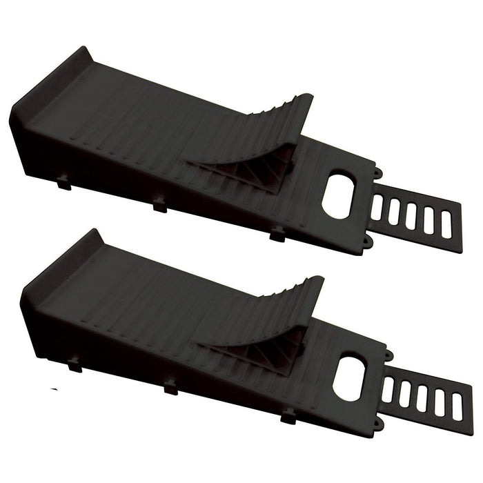 2x Chockmaster Wheel Tyre Saver Leveller Ramp Stop Caravan Trailer Motorhome Leisurewize  - Dynamic Drive