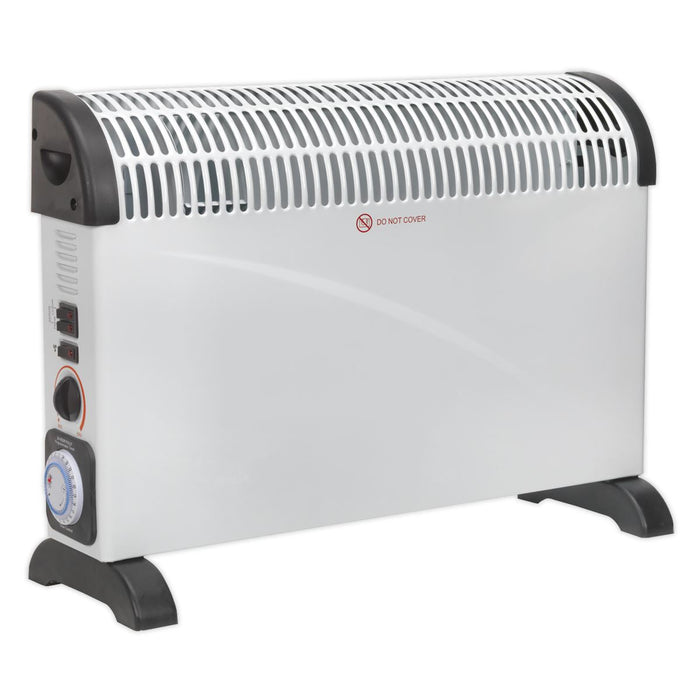 Sealey Convector Heater 2000W/230V with Turbo Timer & Thermostat CD2005TT Sealey  - Dynamic Drive