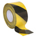 Sealey Hazard Warning Barrier Tape 80mm x 100m Black/Yellow Non-Adhesive BTBY Sealey  - Dynamic Drive