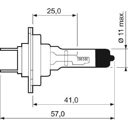 Genuine Valeo fits H7 Bulb Cardboard Aqua Vision Valeo  - Dynamic Drive