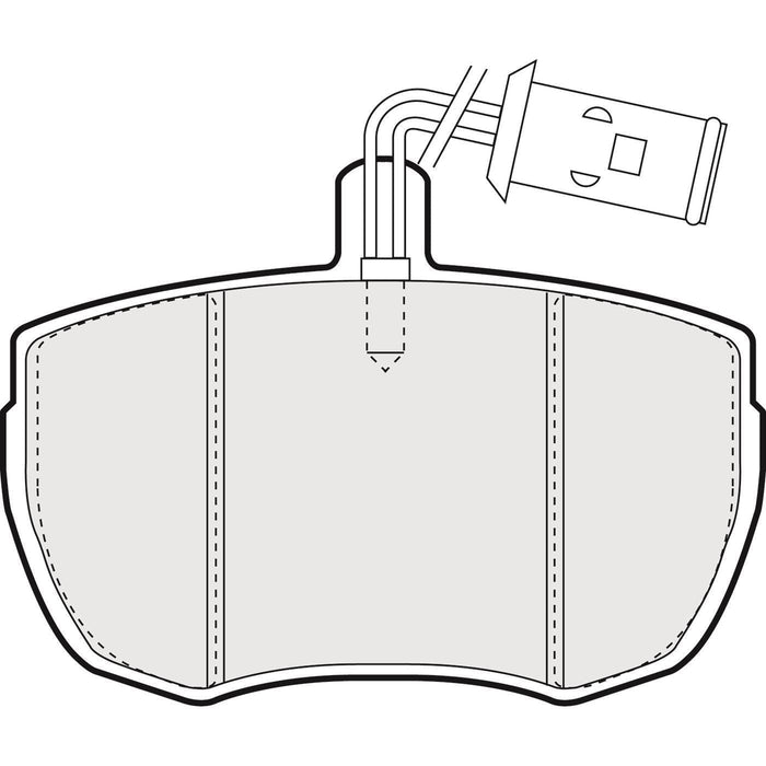 Apec Brake Pads Front Fits Iveco Daily Land Rover Discovery Range Ldv Convoy Lti