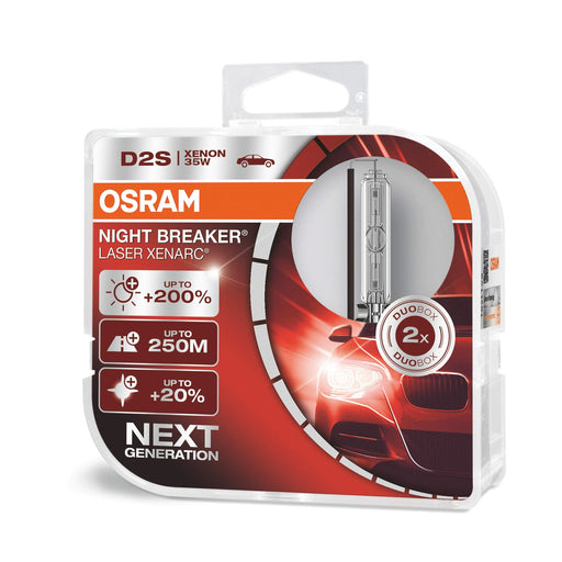 Osram XENARC NIGHT BREAKER LASER D2S, +200% more brightness, HID xenon bulb, dis Osram  - Dynamic Drive