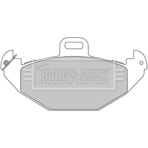 Genuine Borg & Beck Rear Brake Pads fits Renault Espace Laguna 97 BBP1676 Borg & Beck  - Dynamic Drive