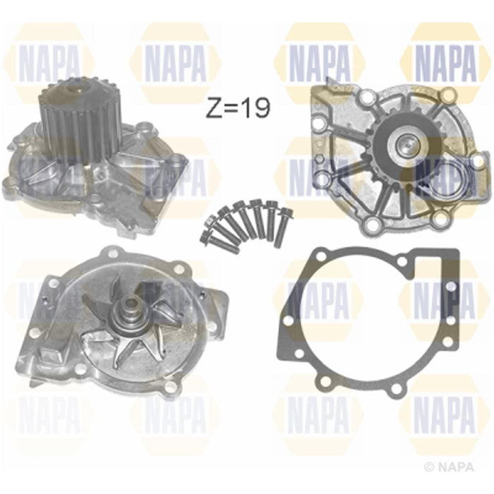 Genuine NAPA Water Pump for Volvo 31338211