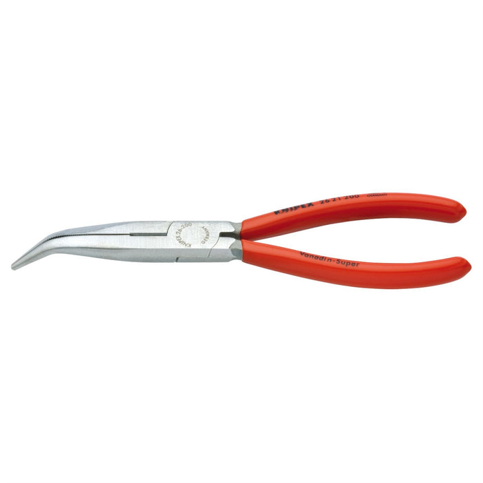 Draper Knipex 26 21 200 SBE Angled Long Nose Pliers, 200mm 55598 Draper  - Dynamic Drive