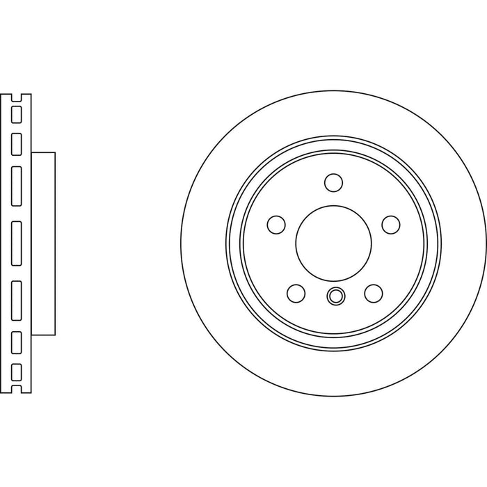 Genuine APEC Front Brake Discs & Pads Set Vented for BMW 2 Series Apec  - Dynamic Drive