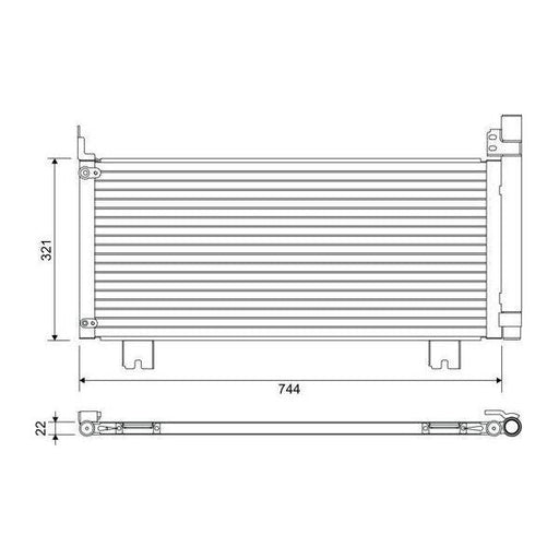 Valeo Air Conditioning Condenser 822651 Automotive Part fits Lexus RX Valeo  - Dynamic Drive