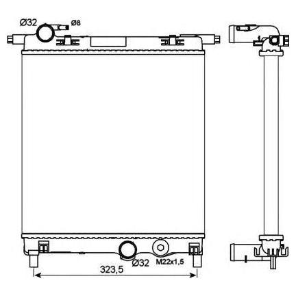 NRF Radiator 53102